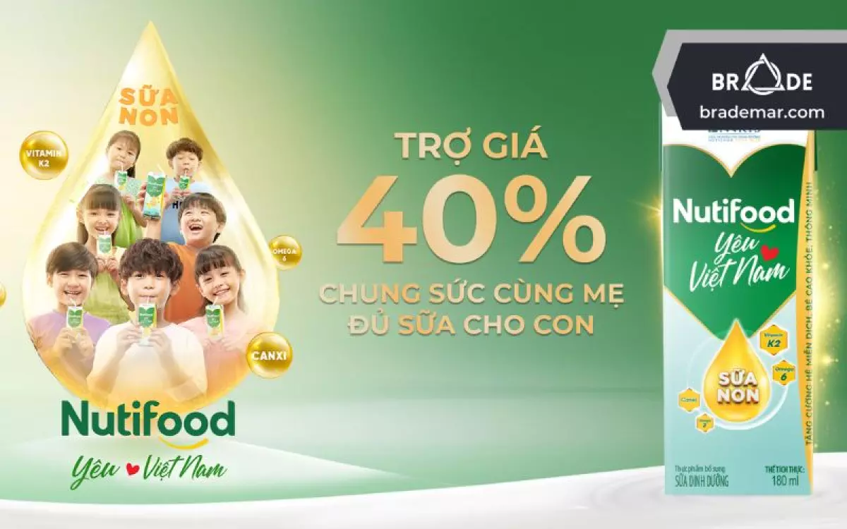 Danh mục sản phẩm của Nutifood