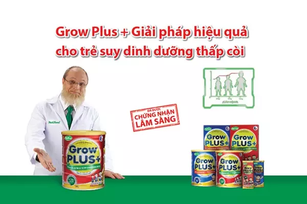 review sữa grow plus của NutiFood