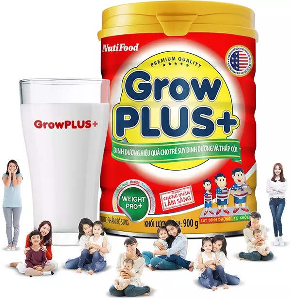 Cách pha sữa Nutifood Grow Plus dạng bột