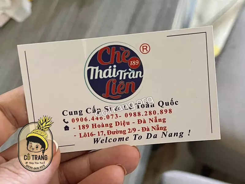 chè liên đà nẵng đường 2 tháng 9