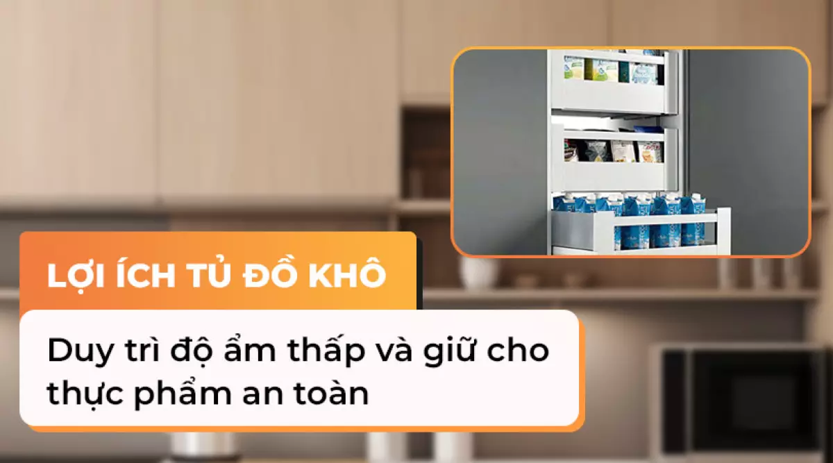 Lợi ích của tủ đồ khô