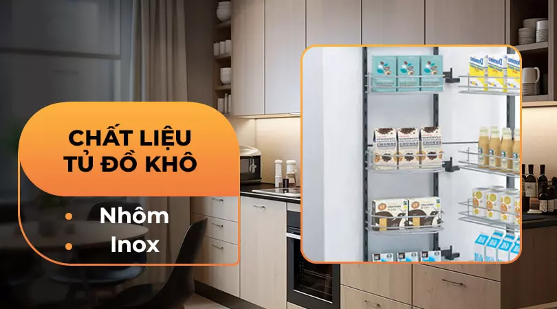 Chất liệu tủ đồ khô