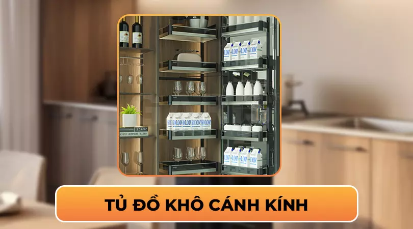 Tủ đồ khô cách kính