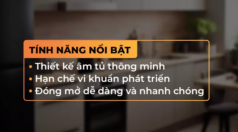 Tủ đồ khô - Tính năng nổi bật