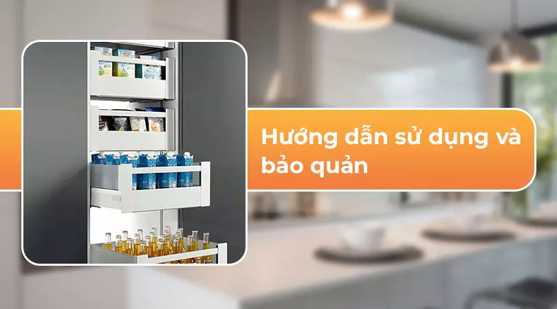 Tủ đồ khô - Hướng dẫn sử dụng