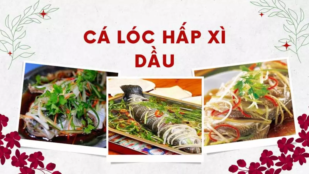 cá quả hấp xì dầu