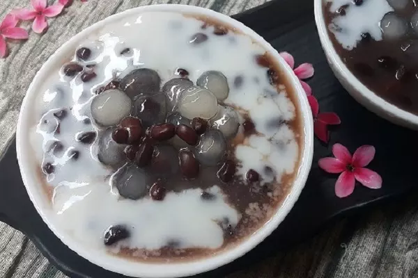 chè bột lọc đậu đỏ