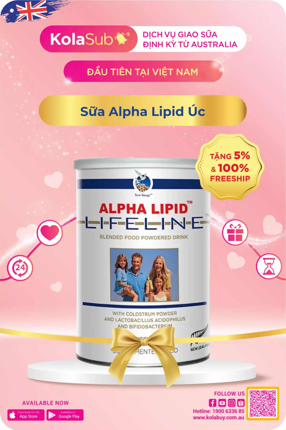 Sữa Alpha Lipid Úc