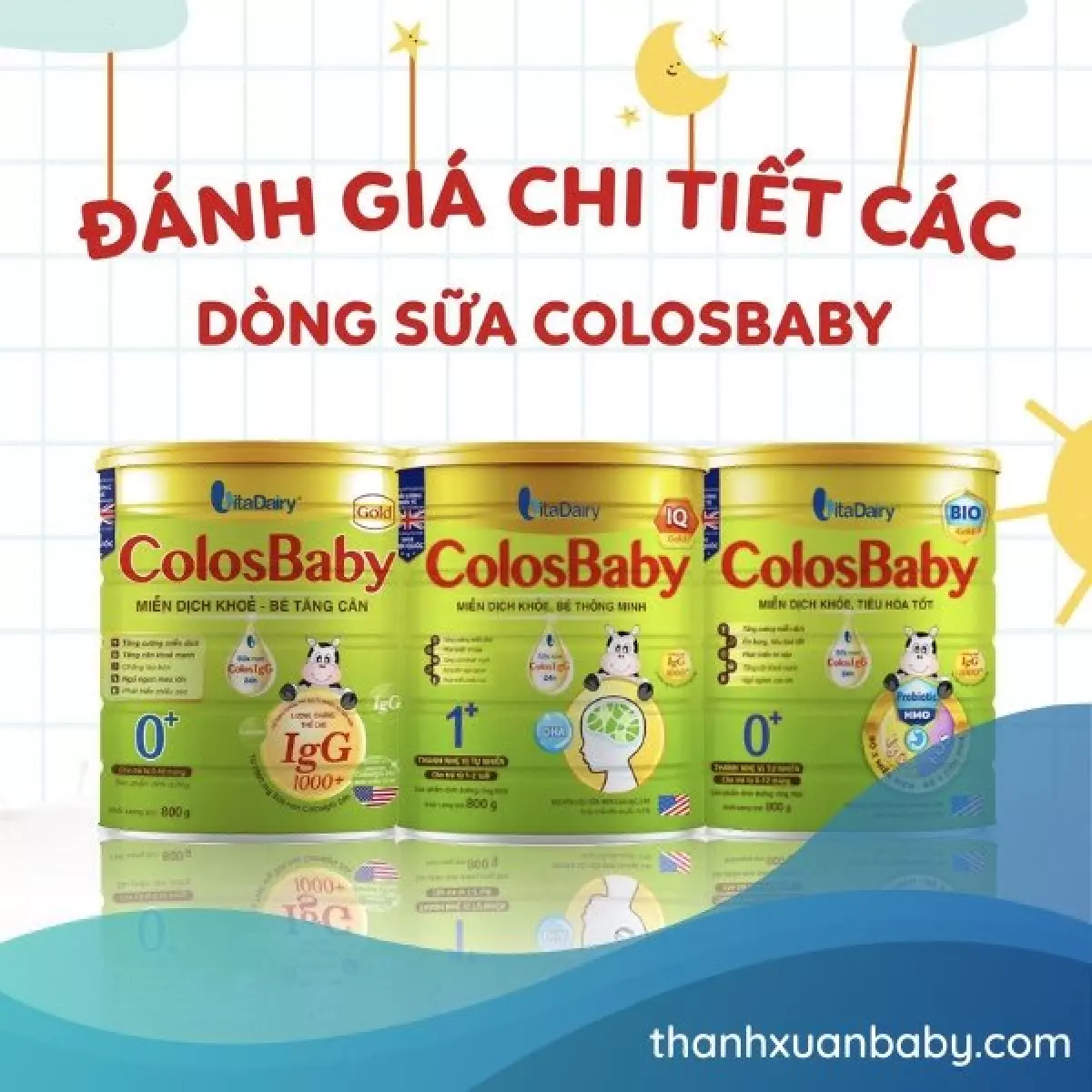 Đánh giá sữa colosbaby