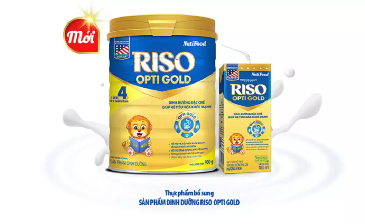 Sữa chống táo bón Optimum Gold thuộc thương hiệu Vinamilk