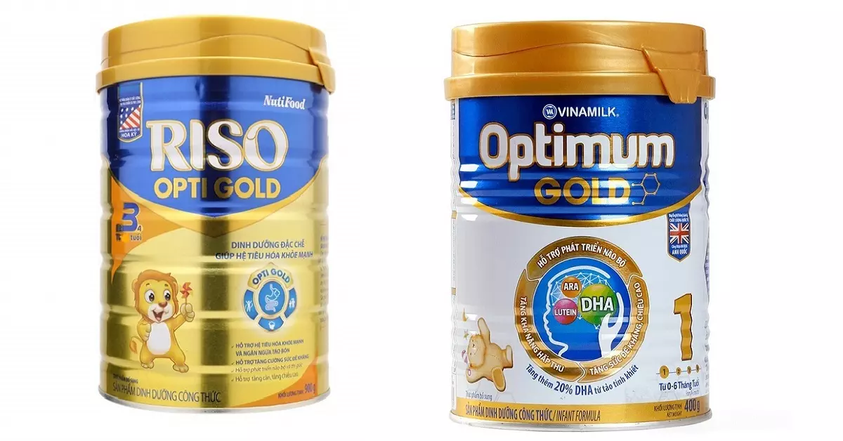 Sữa chống táo bón của Nutifood Riso Opti Gold