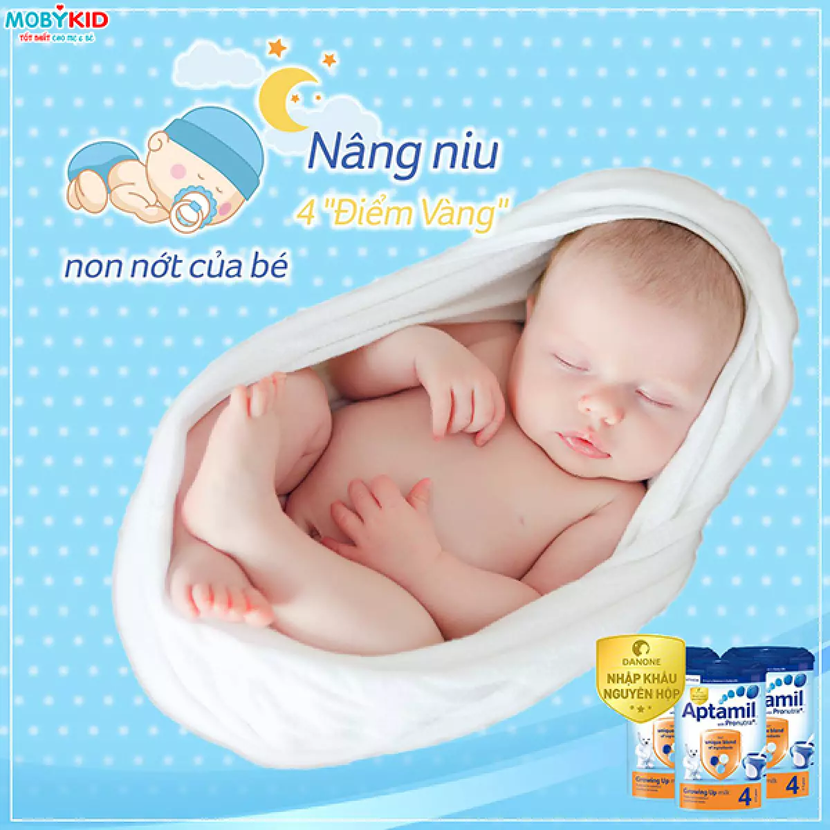 Sữa Aptamil và những điều mẹ cần biết trước khi chọn mua cho bé