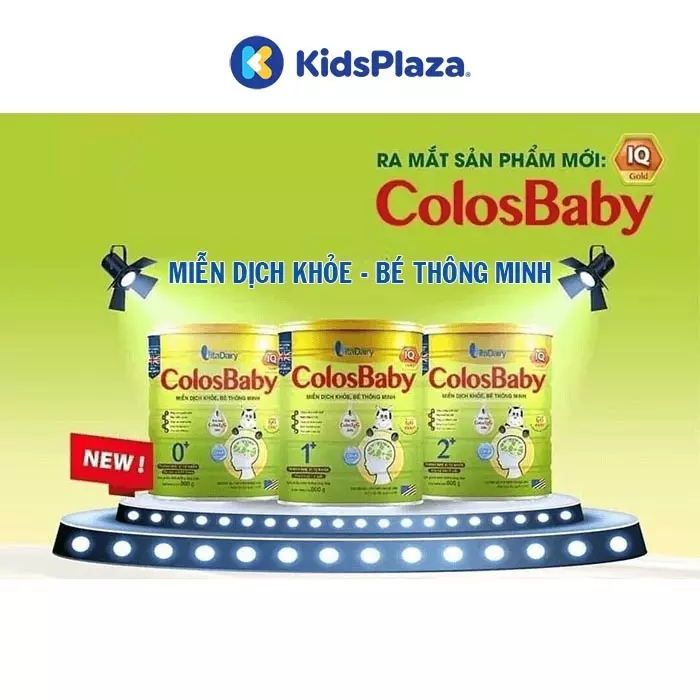 Các loại sữa Colosbaby Gold hiện có mặt trên thị trường