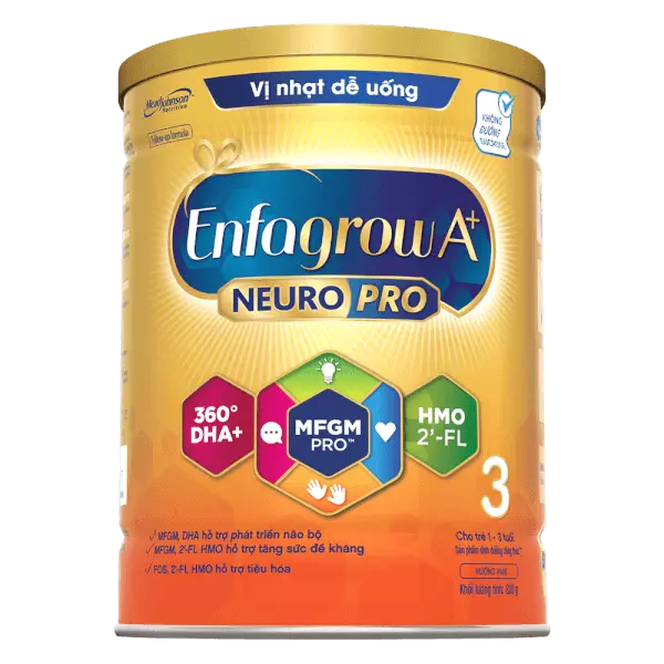 Sữa Enfagrow A+ số 3 lon 830g cho trẻ 1-3 tuổi