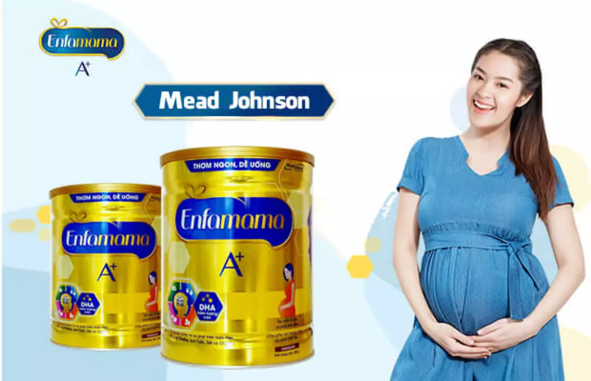 Enfamama A+ là sản phẩm sữa cho bà bầu nổi tiếng của tập đoàn Mead Johnson Nutrition Hoa Kỳ