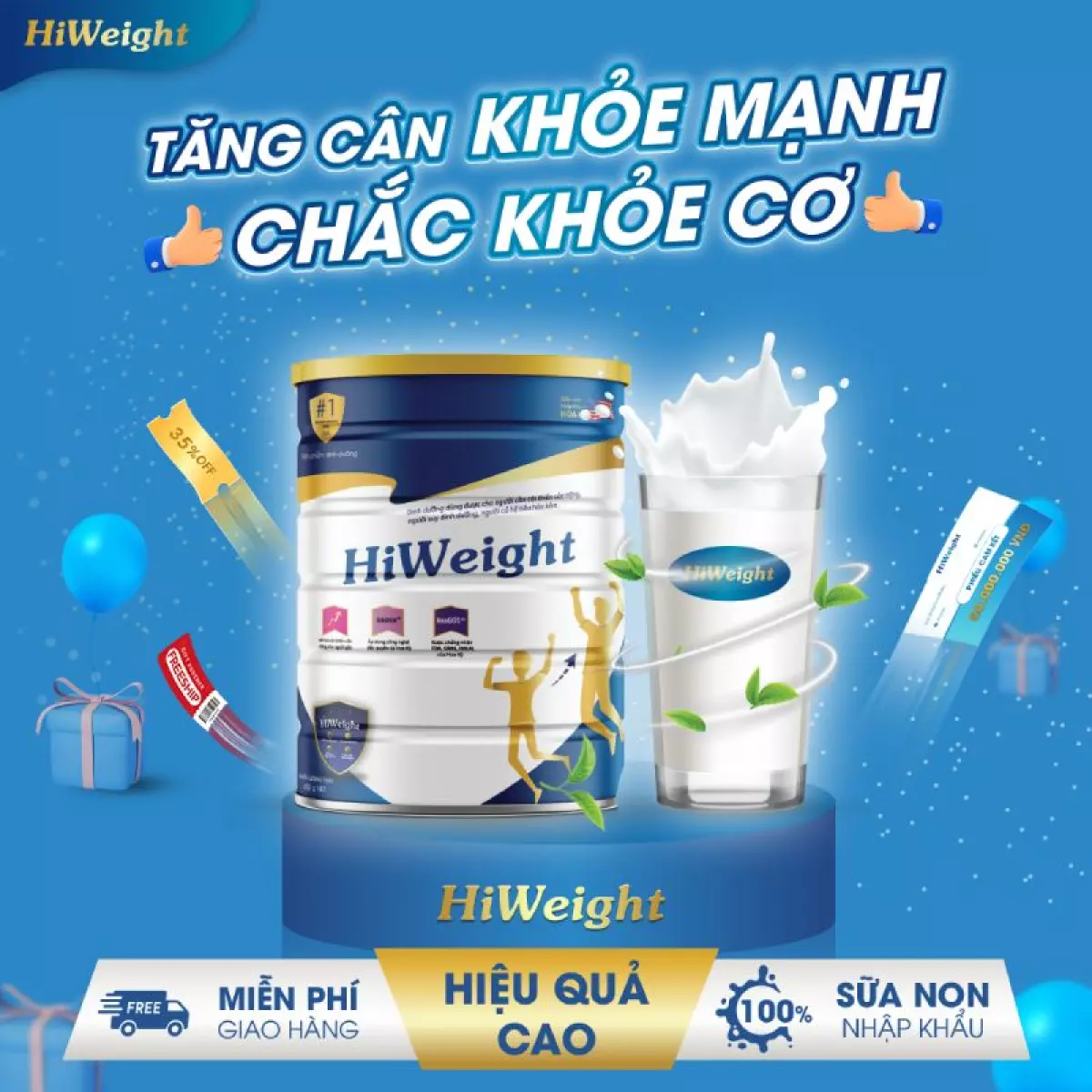 Sữa tăng cân HiWeight