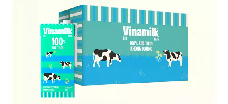 Sữa tươi không đường Vinamilk