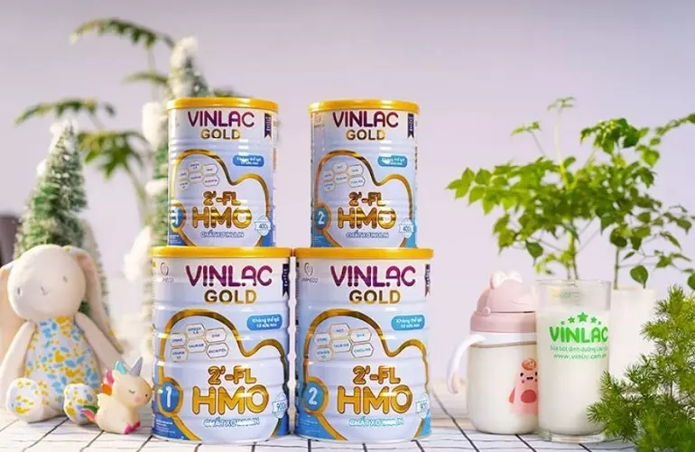 Các sản phẩm sữa Vinlac Gold trên thị trường