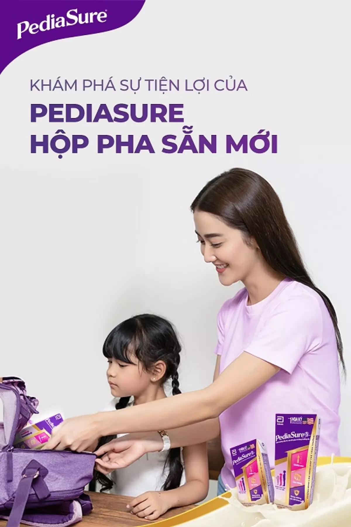 Thùng sữa Pediasure hộp pha sẵn 110ml cho trẻ 1-10 tuổi