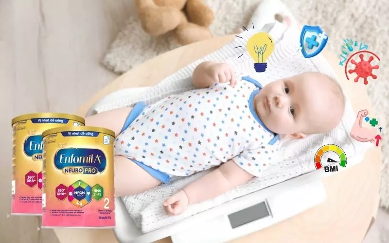 Sữa enfamil - sữa tăng cân cho bé 6-12 tháng tuổi