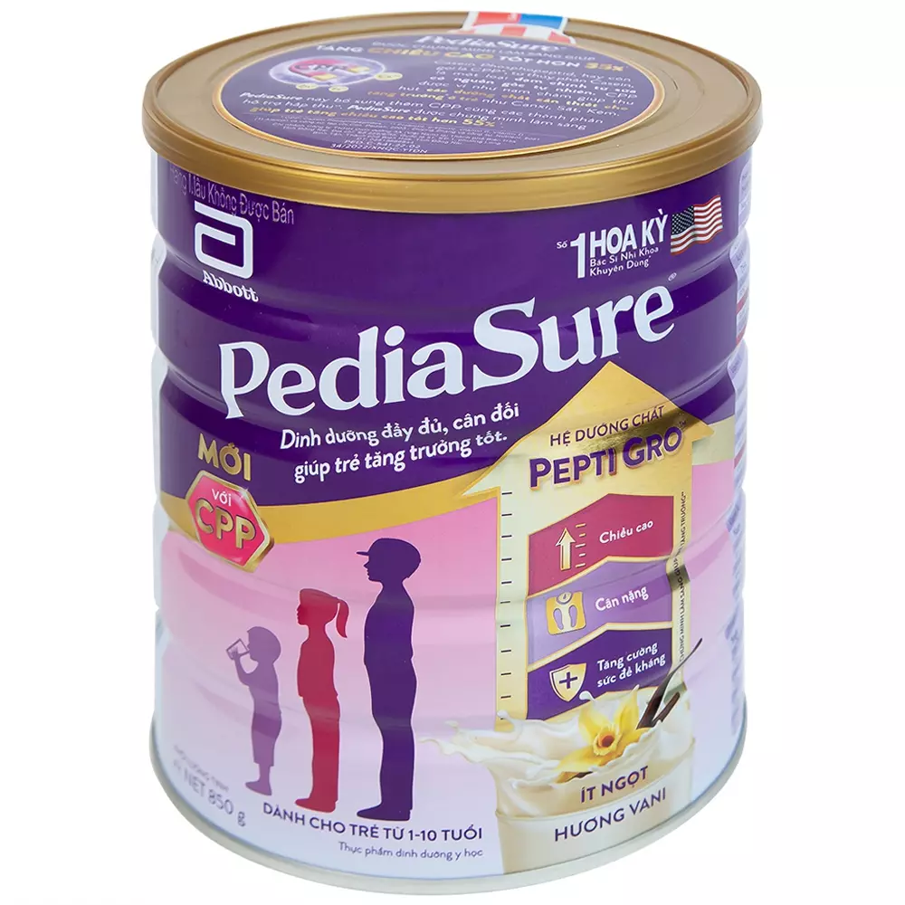 Pediasure là sản phẩm sữa cao cấp.