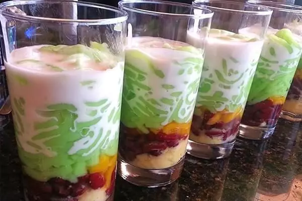 Chè đậu đỏ bánh lọt