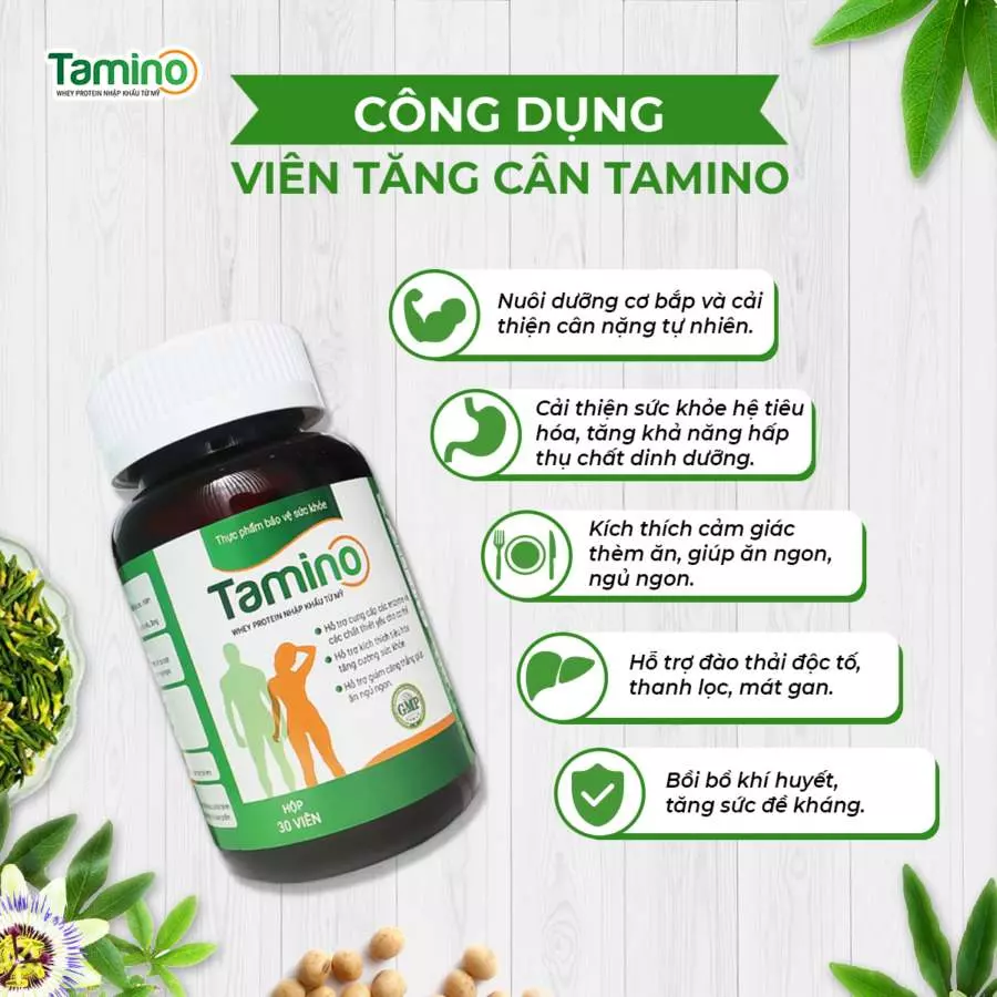 Viên uống tăng cân Tamino