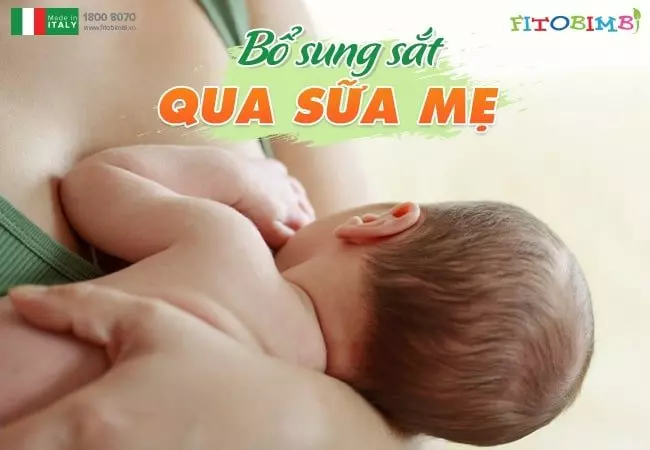 Sữa mẹ là nguồn cung cấp sắt tốt nhất