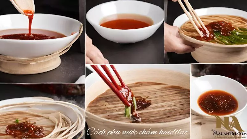 Cách pha nước chấm haidilao