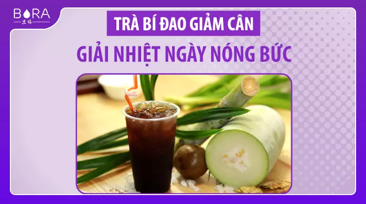 Trà bí đao thanh nhiệt giảm cân