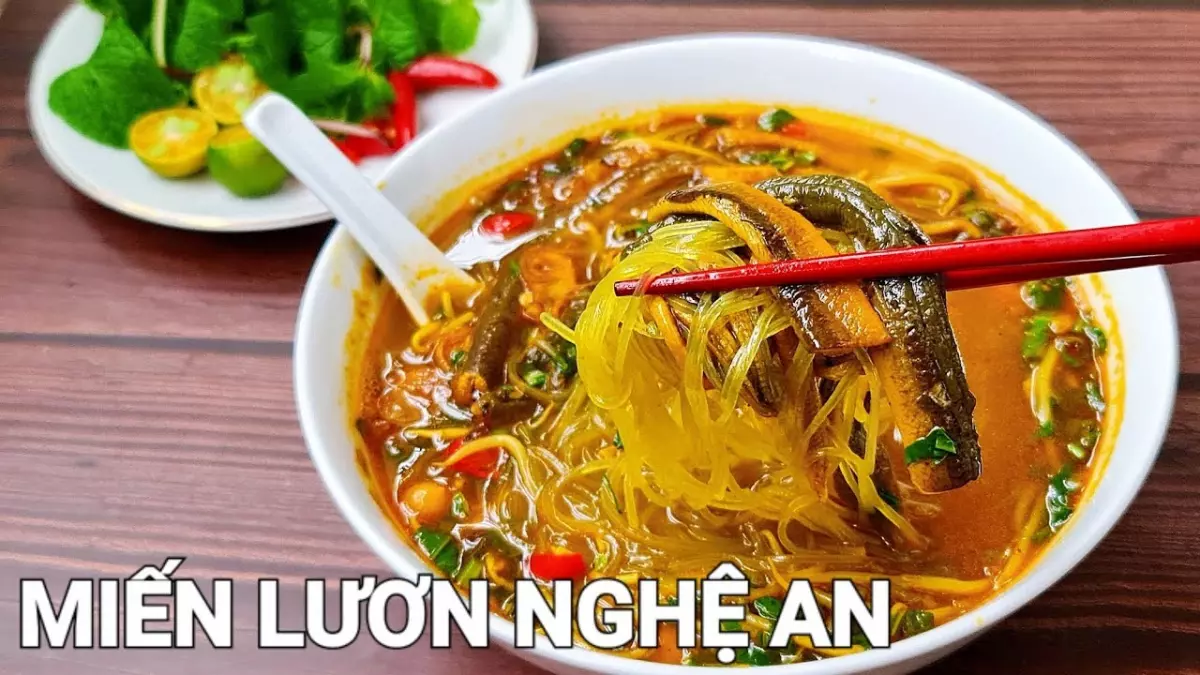 Đặc sản miến lươn Nghệ An