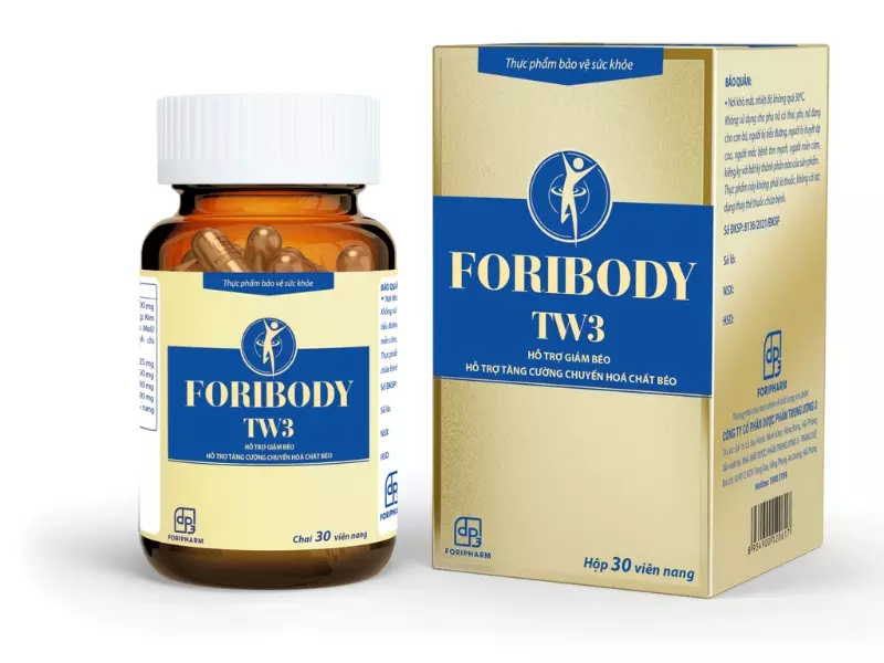 Foribody TW3 hỗ trợ giảm béo, tăng cường chuyển hóa chất béo