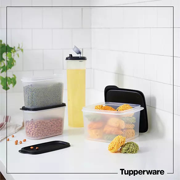 Hộp trữ khô Tupperware có màu sắc trang nhã, tươi sáng