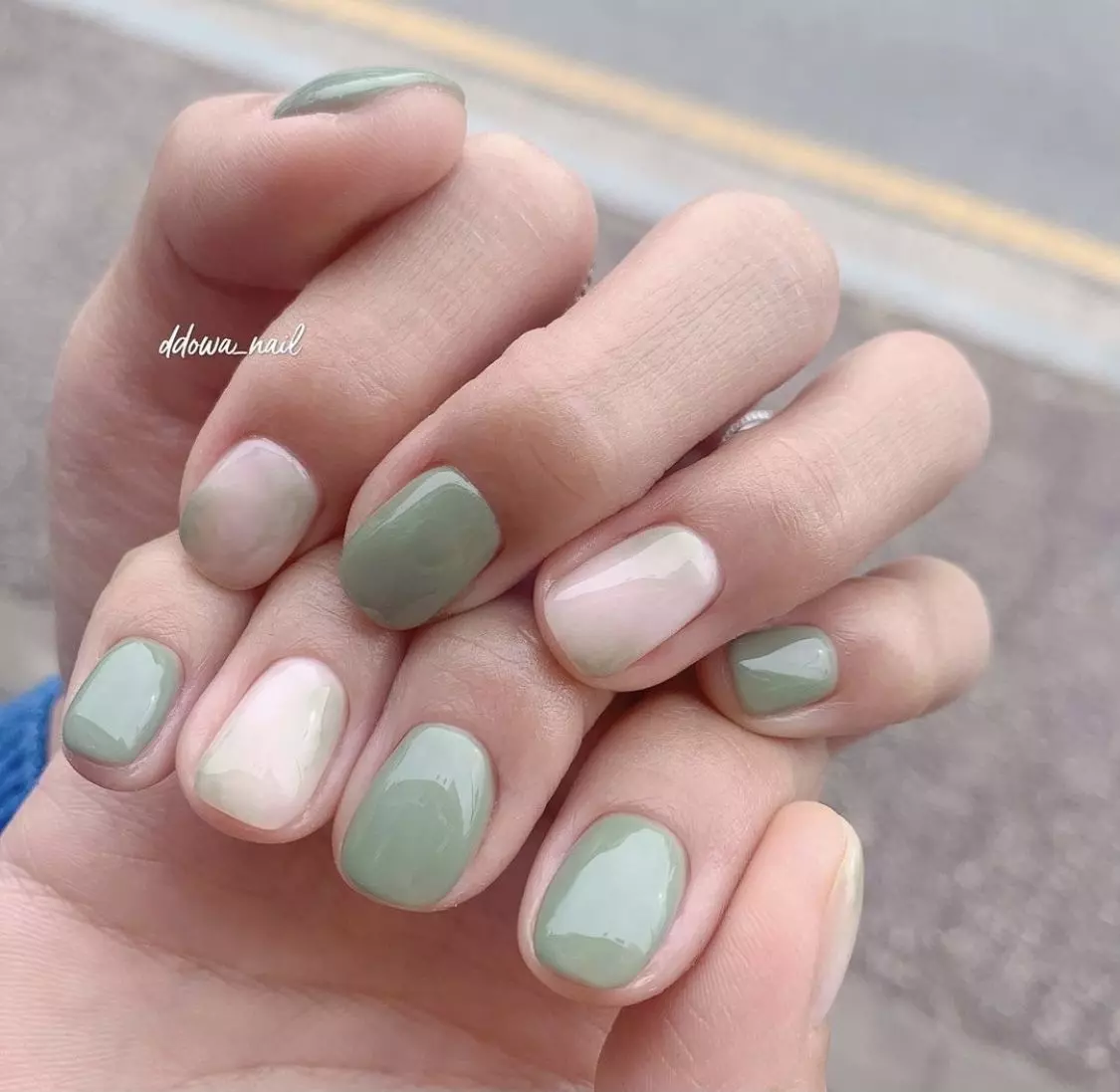 Mẫu nail trơn