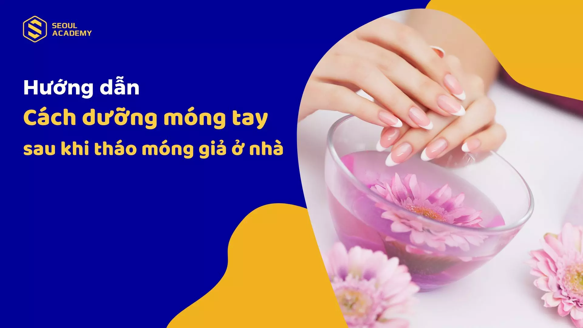 Úp móng giả làm móng thật dễ bị ướt và hư hỏng