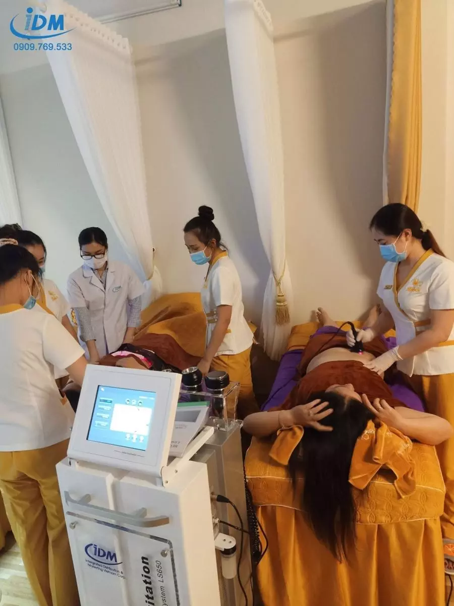 Dùng máy giảm béo Cavitation LS65 đúng cách