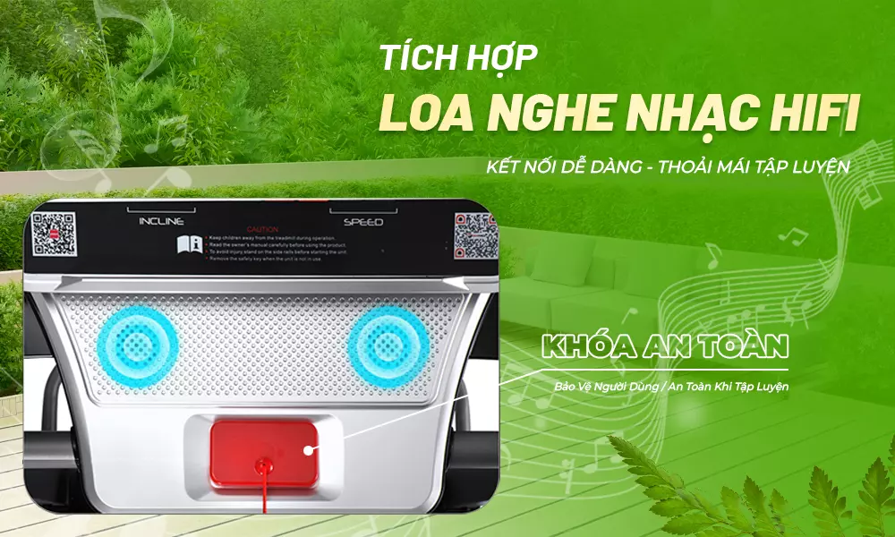 Tiện ích với hệ thống loa nghe nhạc