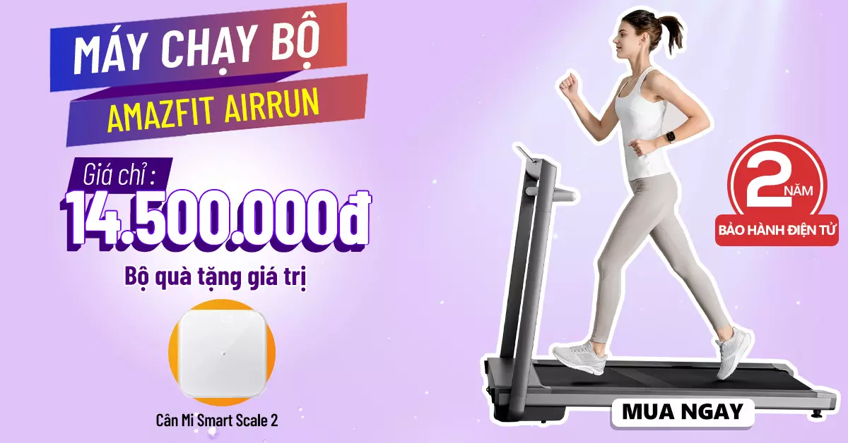 Quà Tặng Máy Chạy Bộ Thông Minh Amazfit AirRun