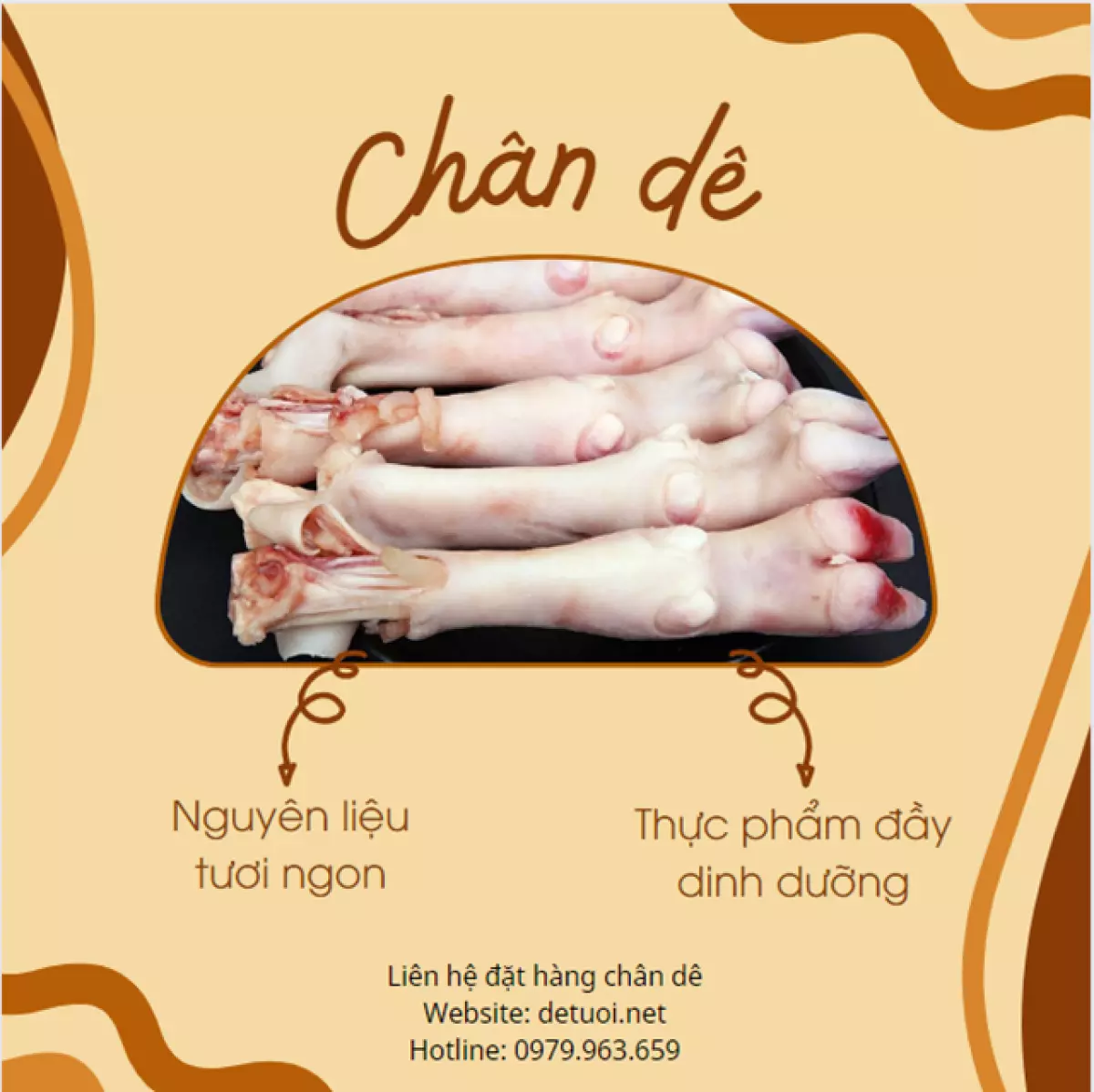 Món ăn ngon từ chân dê