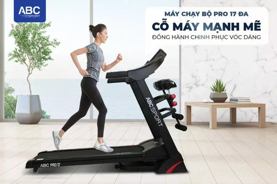 Máy chạy bộ ABCSport Pro 17 đa năng