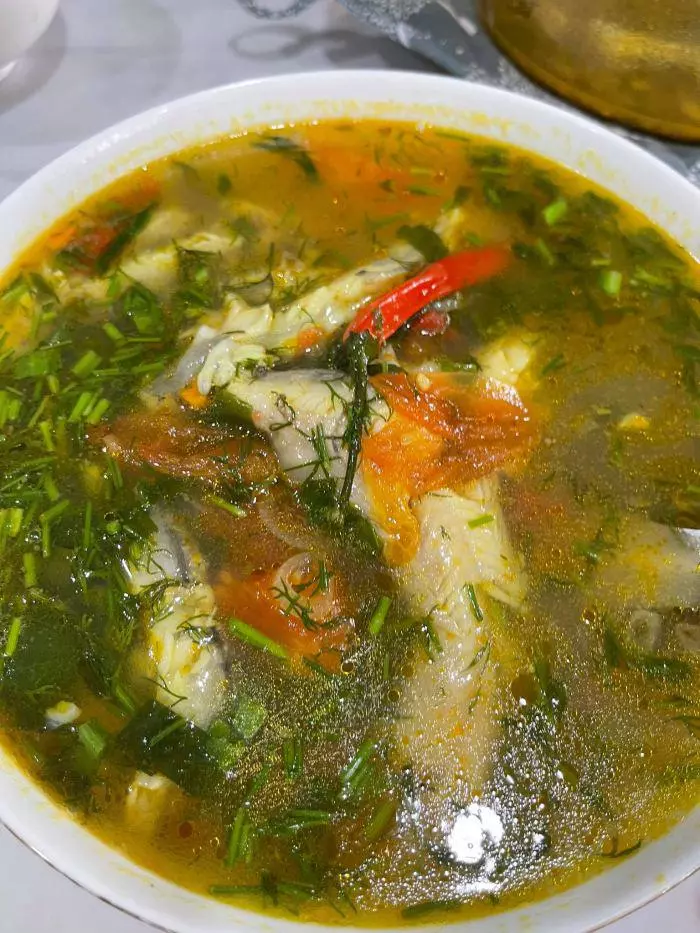 Nấu canh cá khoai - Bước 5