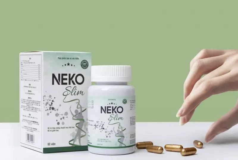 Neko slim được sản xuất dưới dạng viên nang màu vàng