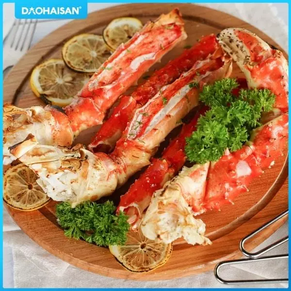 Cua King Crab chế biến được nhiều món ngon khác nhau