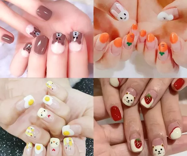 Mẫu nail hình con vật dễ thương giúp nàng thêm trẻ trung, năng động