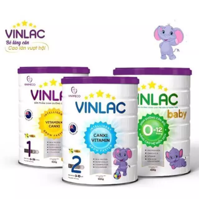 Sữa VINLAC mỗi loại phù hợp với đối tượng khác nhau