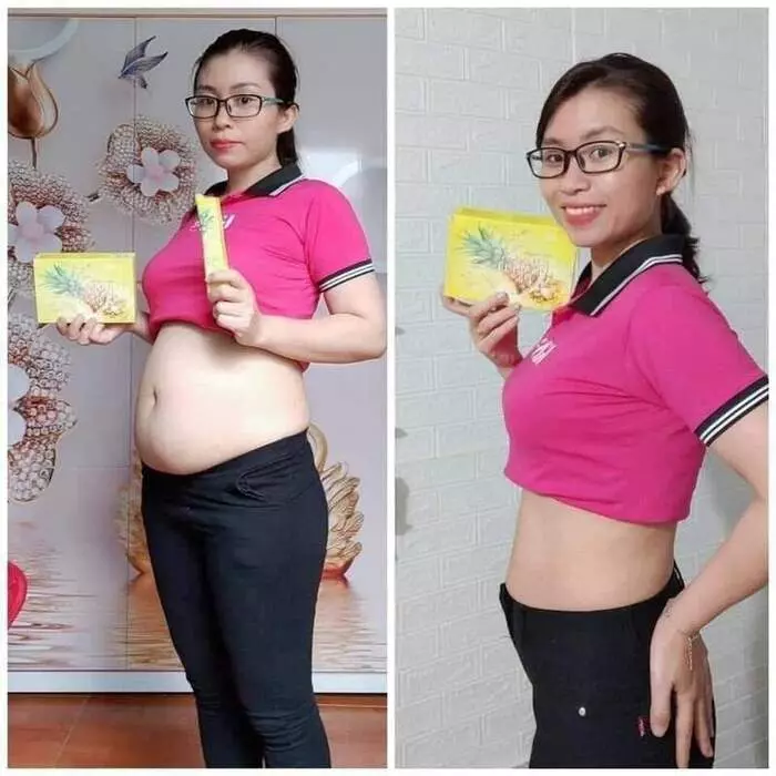 Thạch dứa giảm cân Hàn Quốc giúp mình giảm được 3kg