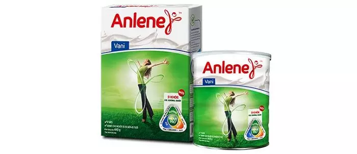 Sữa Anlene Vanila (19-45 tuổi) hộp 440g