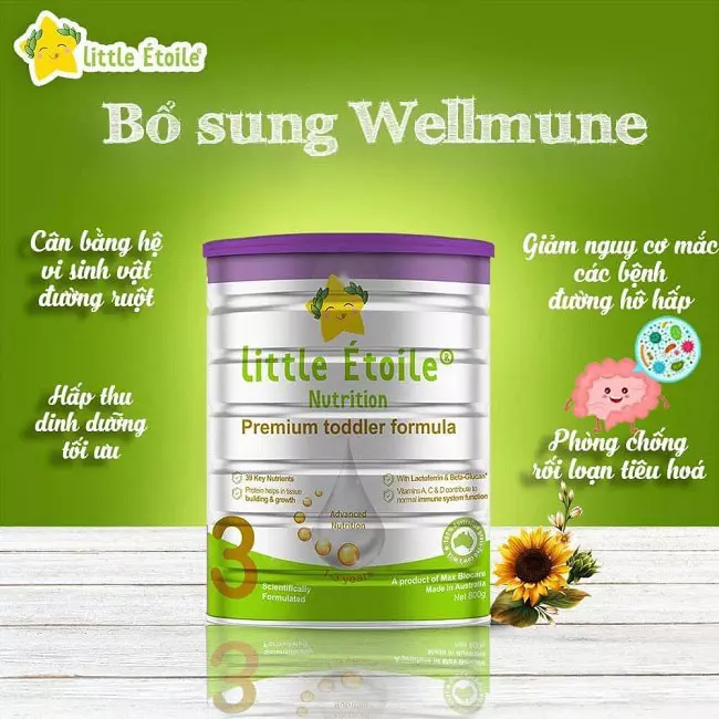 Sữa Ngôi sao nhỏ Little Étoile số 3 lon 800g cho trẻ 1-3 tuổi