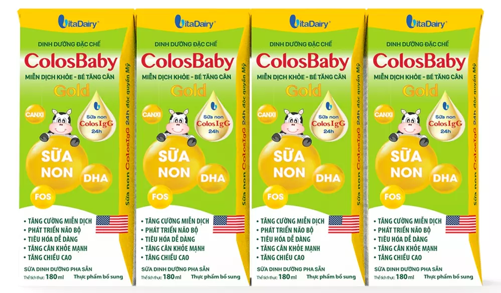 ColosBaby Gold 0+ dạng gói dành cho trẻ từ 1 - 12 tháng tuổi