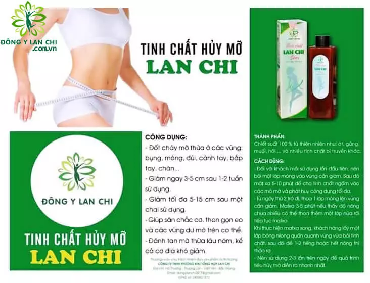 Công dụng của Tinh Chất Lan Chi Slim